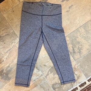 Gray Zella Leggings with Mesh